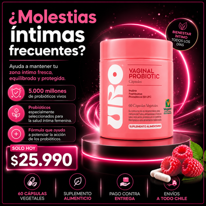 Uro Vaginal Probiotico-Bienestar Íntimo