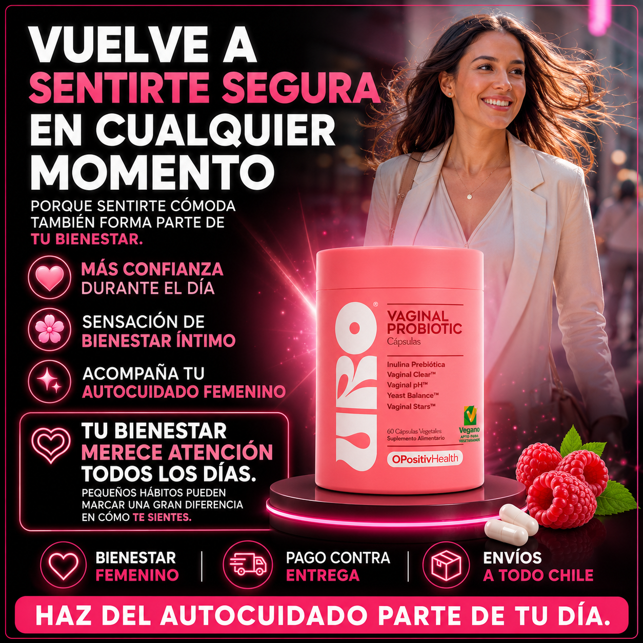 Uro Vaginal Probiotico-Bienestar Íntimo