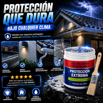 DETEN LAS FILTRACIONES ANTES DE LAS LLUVIAS-SELLA GOTERAS EN MINUTOS+ BROCHA DE REGALO