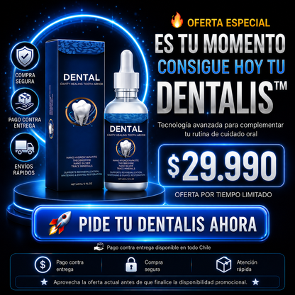 Dentalis™-Tecnología avanzada para complementar el cuidado diario de tu sonrisa