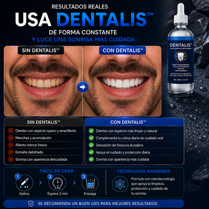 Dentalis™-Tecnología avanzada para complementar el cuidado diario de tu sonrisa