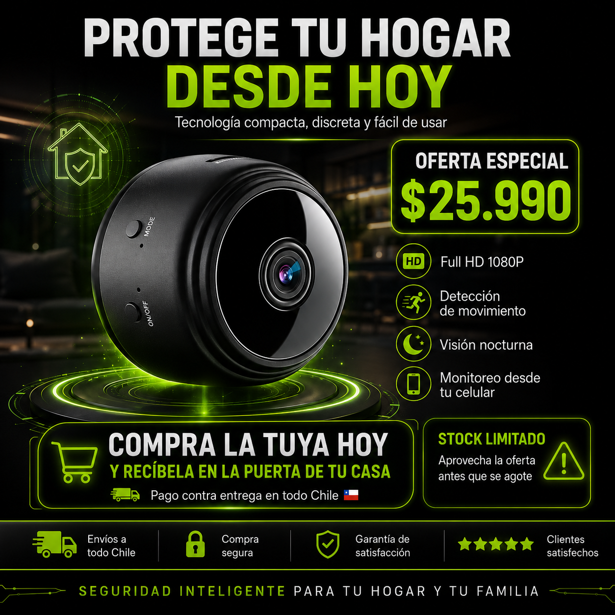 Mini Cámara Vigilante™